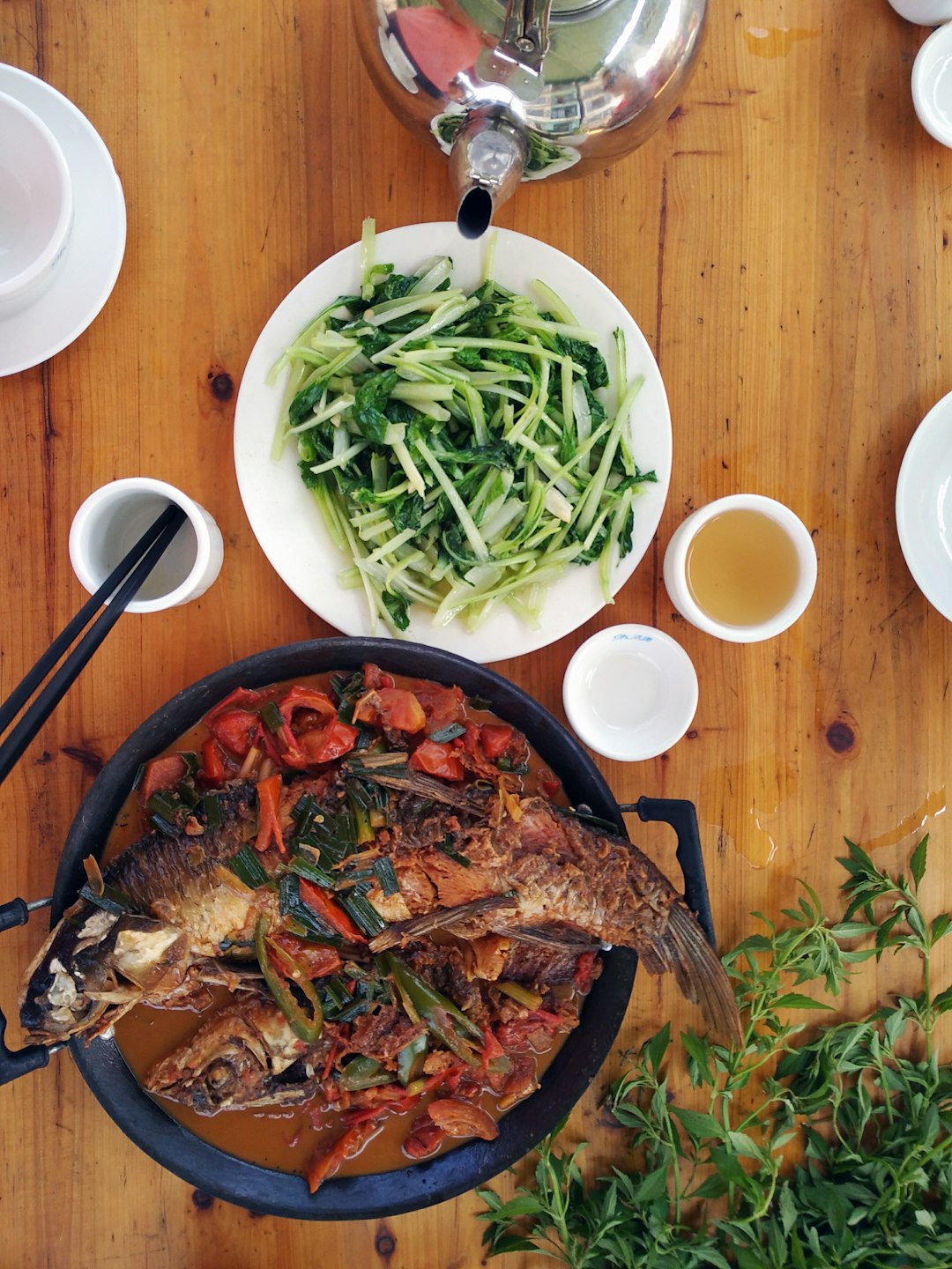 Songhu Guiyu (squirrel-shaped mandarin fish) — crispy golden fish in sweet-and-sour sauce at Song He Lou